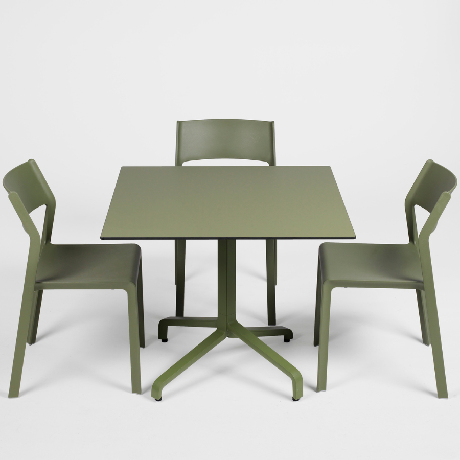 NARDI TRILL BISTROT Zöld minimalista Műanyag kültéri szék